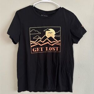 Columbia Black Short Sleeve Adventure Tee